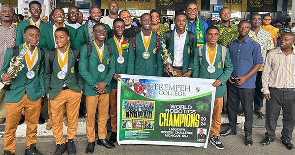 High school team from Ghana Africa wins W+.orld Robotics championship